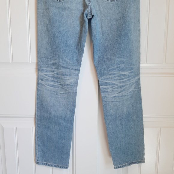 AG Adriano Goldschmied The Phoebe High Rise Tapered Distressed Jeans SZ 28 - Picture 8 of 15